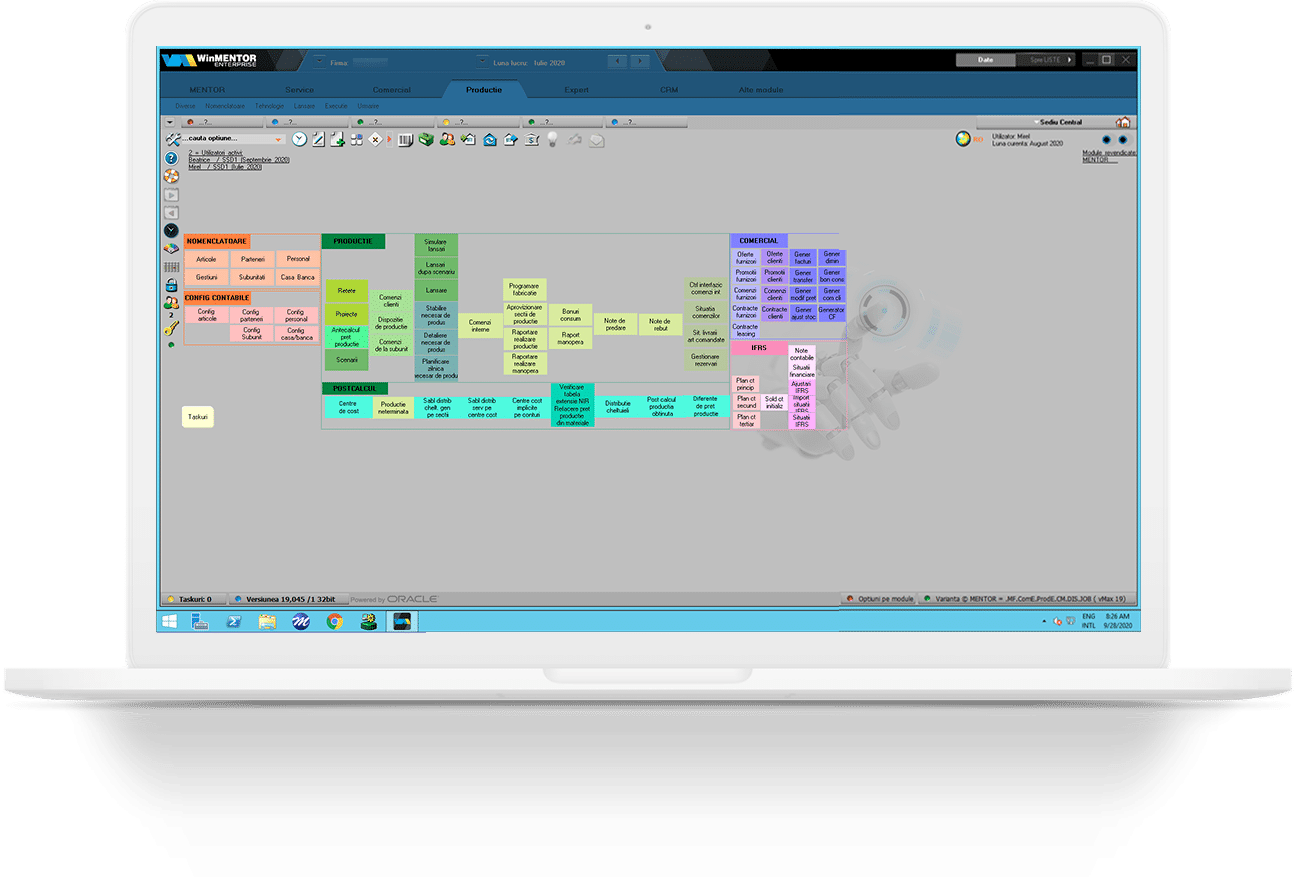 Productie Winmentor Enterprise